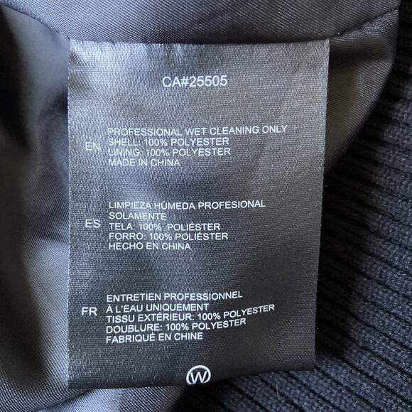 NOIZE Vegan Fur Jacket Women Sz XS Black & White Short Length Front Pockets - Picture 7 of 14